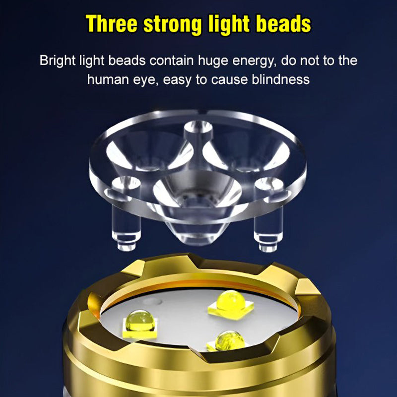 🔦Lampe de poche Mini Flash Super Power du Monstre à trois yeux