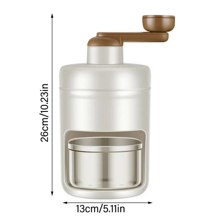 Mini Household Hand-cranked Ice Maker