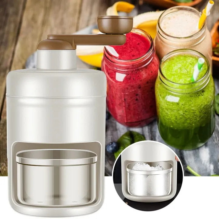 Mini Household Hand-cranked Ice Maker
