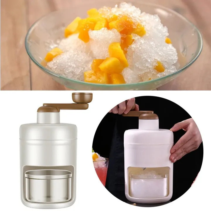 Mini Household Hand-cranked Ice Maker