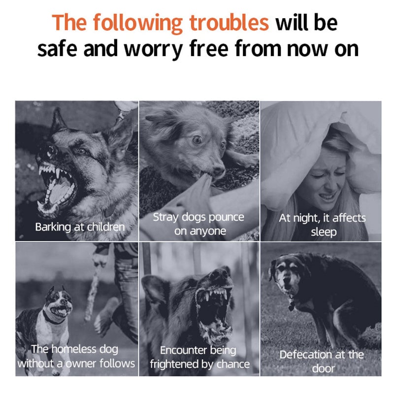 Répulsif à ultrasons pour chiens