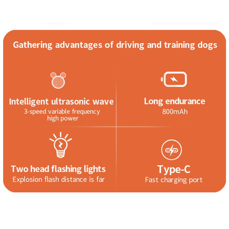 Répulsif à ultrasons pour chiens
