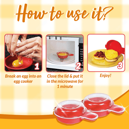 Cuiseur à œufs pour micro-ondes EggWich