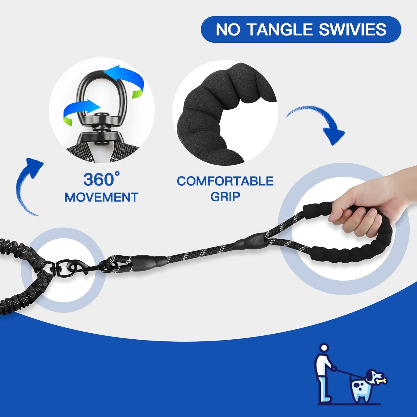 Dual Dog No Tangle Leash