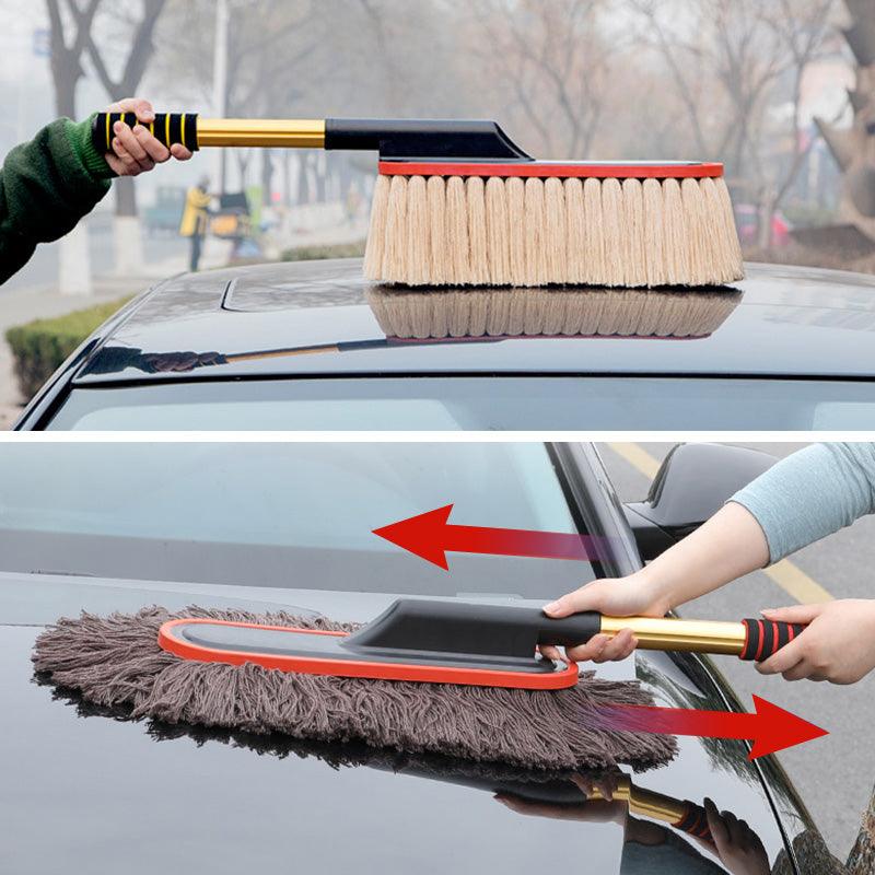 🔥Balai pour voiture avec manche télescopique extensible 🚗