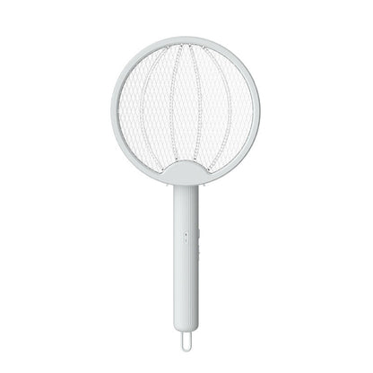 2-in-1 Electric Shock Trap USB Rechargeable Folding Electric Mosquito Swatter
