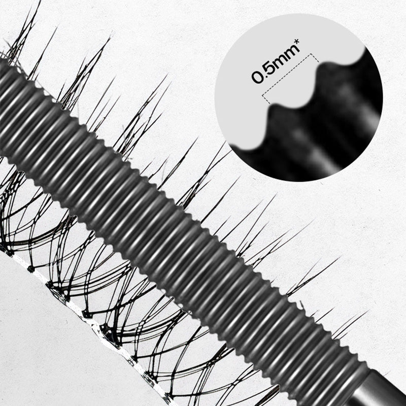 Mascara 3D Curling Metal Wand - Waterproof & Long-Lasting