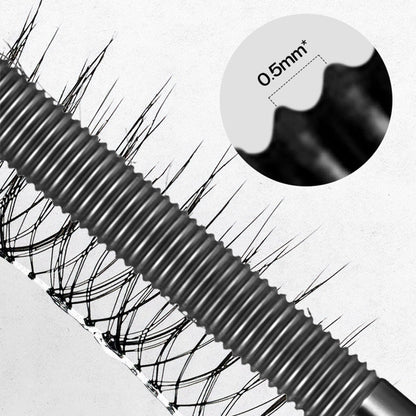 Mascara 3D Curling Metal Wand - Waterproof & Long-Lasting